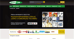 Desktop Screenshot of agro-az.sk